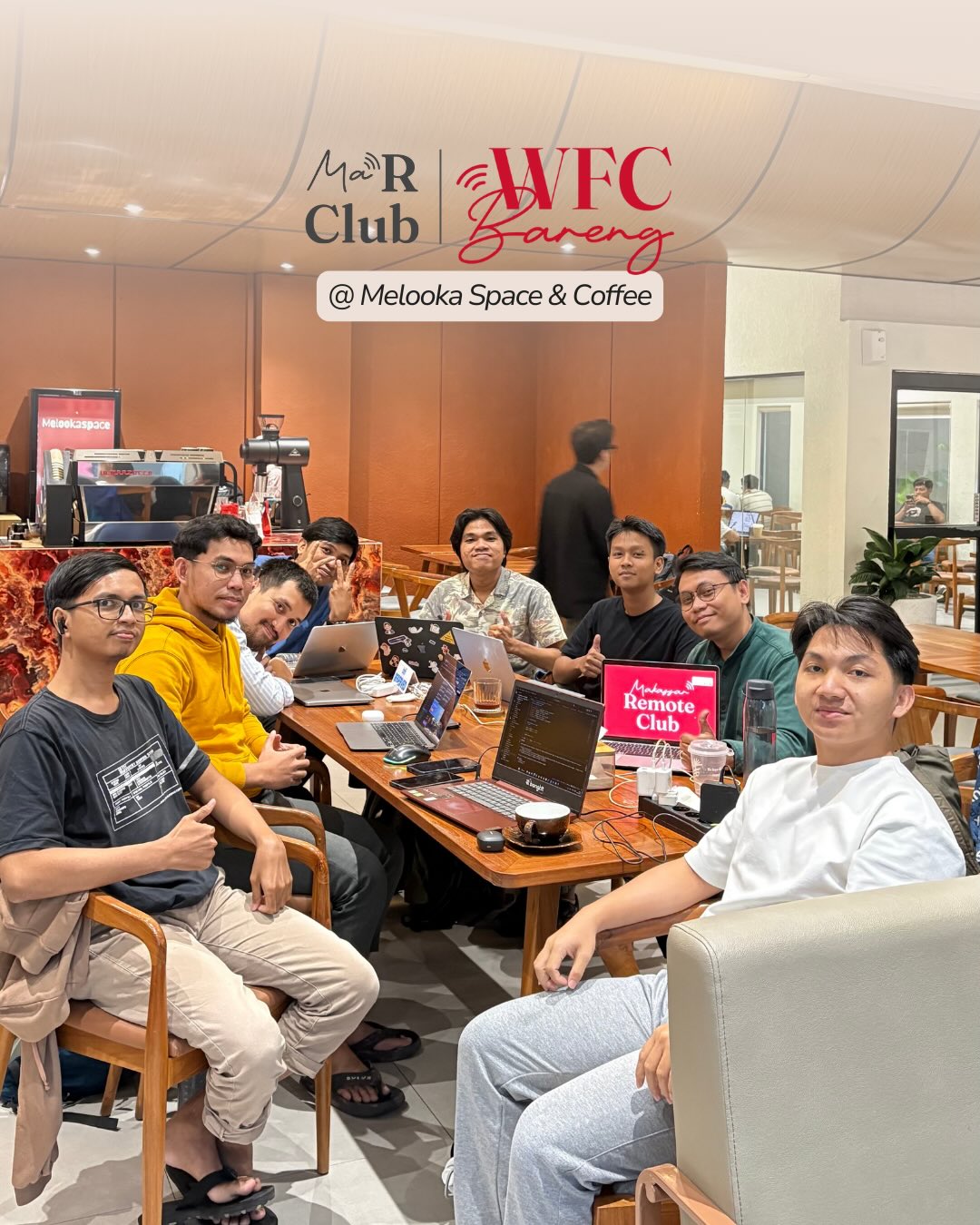 Sesi perkenalan pengurus dan volunteer Marclub